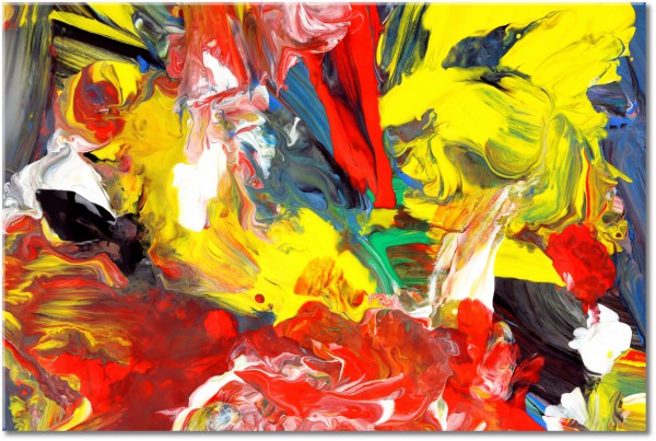 canvas-leinwandbild, abstrakt-fantasie, bilder-abstrakt, blau, bunt, gelb, grau, grun, kunst, malereien, orange, pink, rot, weiss, zeitgenoessische-kunst
