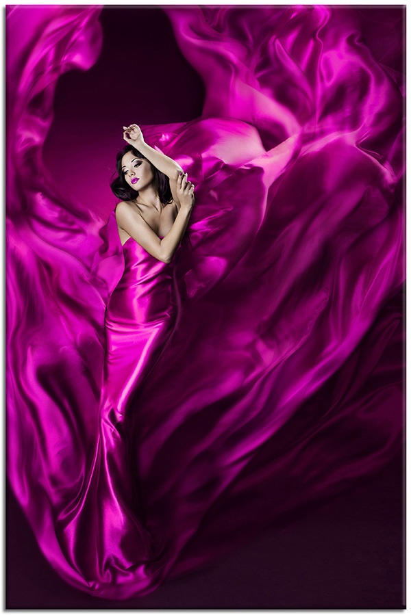 canvas-leinwandbild, pink, schwarz, sexy, sonstiges, violett