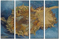 4 panels canvas print