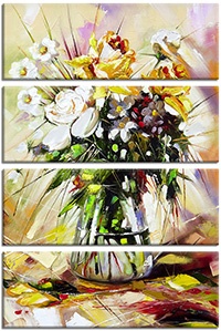 4 panels canvas print