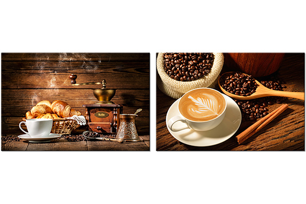 set of 2 canvas prints: The Magic of Coffee